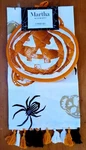 Martha Stewart Pumpkin Spiders Halloween Kitchen Towel & Oven Mitt Set Hallopack. Fixed Price $8.95.