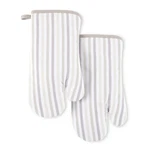 Martha Stewart Daisy Stripe Oven Mitt Set 2-PACK 7 X13. Fixed Price $26.49.