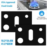 2PCS Kitchen Reusable Gas Range Stove Top Burner Cover Protector Non-stick Liner. Fixed Price $9.50.