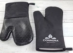 Heavy Duty Hot Mitts Oven Mittens Conagra Brands Silicone, Nylon, Black - 2 Pack. Fixed Price $30.00.