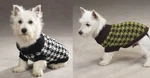 East Side Collection Oxford Houndstooth Dog Sweater Owner Set Scarf/hat. Fixed Price $14.99.