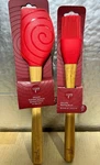 Core Silicone Pointed Spatula Basting Brush Set Red Brand New. Fixed Price $18.79.