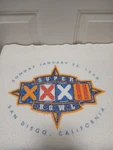 Super Bowl Xxxii 32 January 25,1998 San Diego Hand Towel Football The Big Game. Fixed Price $14.44.