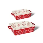 Casserole Dishes For Oven Ceramic Baking Set Of 2 Lasagna Pan.... Fixed Price $43.99.