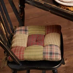 Tea Cabin Moss Green 14 Chair Pads, Set Of 2 Vhc Brands. Fixed Price $34.95.