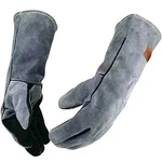 Wzqh 16 INCHES,932 ,leather Forge Welding Gloves, Heat/fire Resistant,mitts. Fixed Price $41.26.