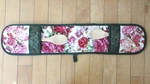 Lovely Rose Botanical Quilted Fabric Double Oven Mitt Handmade Cotton Pot Holder. Fixed Price $14.50.