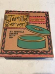 Nib The Original Tortillero 8" Tortilla Server With Lid- Paprika Color Hs Inc.. Fixed Price $7.99.