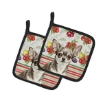Carolines Treasures WDK8168PTHD Unisex Adult Chihuahua Vegetables Pot Holders.... Fixed Price $28.06.