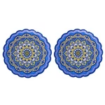 Arly Wipeable Hardboard Blue Trivets Mat For Heat Pot, Decor Cork 2 Of. Fixed Price $29.91.