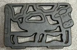 Old Mountain Black Cast Iron Cow Trivet Pre-seasoned C2011. Fixed Price $9.99.