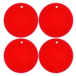 Silicone Hot Pads For Kitchen, 7-INCH Round Trivet Mats, Non-slip, 464. Fixed Price $14.98.