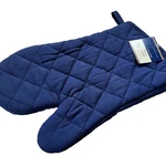 Oven Mitt Solid Blue Quilted 7 X 13 Cotton Heat Resistant Kitchen Accessories. Fixed Price $8.09.