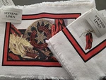 Southwest Chili Pepper Placemats Napkin Set Stevens Linens New With Tags Usa. Fixed Price $11.00.