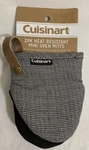 Cuisinart Silicone Non Slip Heat Resistant Mini Oven Mitts Black /white New. Fixed Price $19.99.