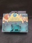 Wilton 3 Piece Noah's Ark Metal Cookie Cutter Set New Box Baking Kitchen Tool. Fixed Price $12.97.