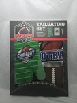 Gameday Football Taligating Set: Bbq Oven Mitt, Towel, & Coozie. Great Gift. Fixed Price $19.99.