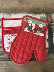Vintage B&d Christmas Goose Quilted Oven Mitt Pot Holder 2 Piece Set. Fixed Price $15.95.