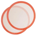 Round Pizza Pan Mat 12 Inch, Grade Silicone, Air Fryer Safe, Orange. Fixed Price $31.98.