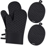 Oven Mitts And Pot Holders 4 Sets, Heat Resistant 500. Fixed Price $24.58.