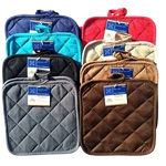 2PK Quilted Kitchen Pot Holders Heat Resistant To 350 F 7"X7" Nwt. Fixed Price $7.89.