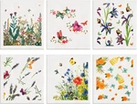 6 Pieces Swedish Kitchen Cloths Butterflies Wildflowers Towels. Fixed Price $15.34.