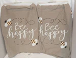Primitives By Kathy Bee Happy Kitchen Dish Towel Set 2 Home Decor Gift. Fixed Price $12.59.