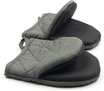 1 Pair Short Oven Mitts, Heat Resistant Silicone Kitchen 2 Pieces Set, Gray. Fixed Price $13.14.