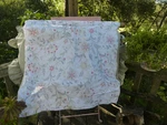 Rachel Ashwell Shabby Chic Indigo Floral Poplin French Art Nouveau Poppies Bty. Fixed Price $20.00.