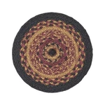 Vhc Brands Heritage Farms Table Mat- Pot Holder- Woven 8", Black, Red, Yellow. Fixed Price $22.99.