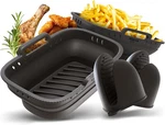 2 Pack Fryer Silicone Pot With Pair Of Gloves Heat Resistant. Fixed Price $15.99.