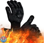 Hflyjpyw Bbq Grill Gloves Heat Resistant 1472 High Temp Resistance Fireproof. Fixed Price $44.99.