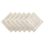 Dii French Stripe Tabletop Napkin Set 20X20, Taupe/white 6-PIECE Farmhouse Style. Fixed Price $33.59.