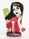 Blue Q Kitchen Oven Mitt 100% Cotton Hostess Bridal Shower Wedding Gift Fav. Fixed Price $24.95.