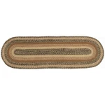 Kettle Grove Primitive Jute Black Textured Braided Kitchen Table Runner 13"X48". Fixed Price $52.85.