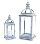 Melrose Set Of Pagoda Crest Weathered Pillar Candle Holder Lanterns 26". Fixed Price $145.49.