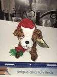 Flomo Friends Forever Christmas Brown Puppy W/hat Scarf. Fixed Price $8.00.