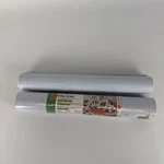 Vintage Duck Brand Self Adhesive Easy Liner Blue Stripe Check 90S Kitchen Drawer. Fixed Price $26.99.