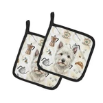 Carolines Treasures WDK7650PTHD 7.5 X In. Westie Coffee Bar Pair Pot H.... Fixed Price $30.72.