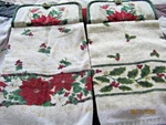 Set Of Two Christmas Hanging Kitchen Towel With Pot Holder Top New. Fixed Price $12.00.