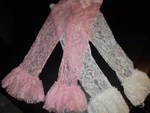 Lace Ruffled Leggings By Mud Pie, White And Light Pink, Set Of 2, Size 3T, Nwt. Fixed Price $18.95.