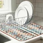 Southwest Vistas Countertop Dish Drying Mat, Machine Washable By Kay Dee. Fixed Price $12.97.