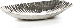 Elegance Redefined Silver Finish Decor Tray Bowl, 13.6 Inches Long Versatile And. Fixed Price $33.58.