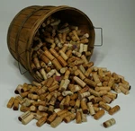 500 Wine Corks - All Natural, Authentic Selected Labels, From An Exotic Resort. Fixed Price $39.79.