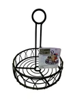Condiment Caddy Twist Stand Spectrum Diversified Black Steel Kitchen Organizer. Fixed Price $14.99.