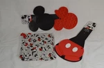 Disney Mickey Mouse 2PK Silicone Trivets Kitchen, Cotton Pot Holders T4. Fixed Price $21.00.