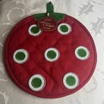 Vintage Lenox Pot Holder Oven Mitt Holiday Nouveau Strawberry.. Fixed Price $18.00.