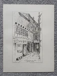Passage Beneath Kelly's Shop, Newcastle Upon Tyne - Antique/vintage Print 1890. Fixed Price $19.98.