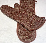 Set/ Potholder : Two-handed 32 Casserole & Oven Mitt Now Designs Euc. Fixed Price $19.99.