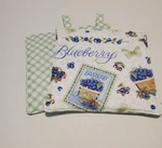 Handmade Quilted Pot Holders Pair, 100% Cotton Batting, Insul Bright.. Fixed Price $14.99.